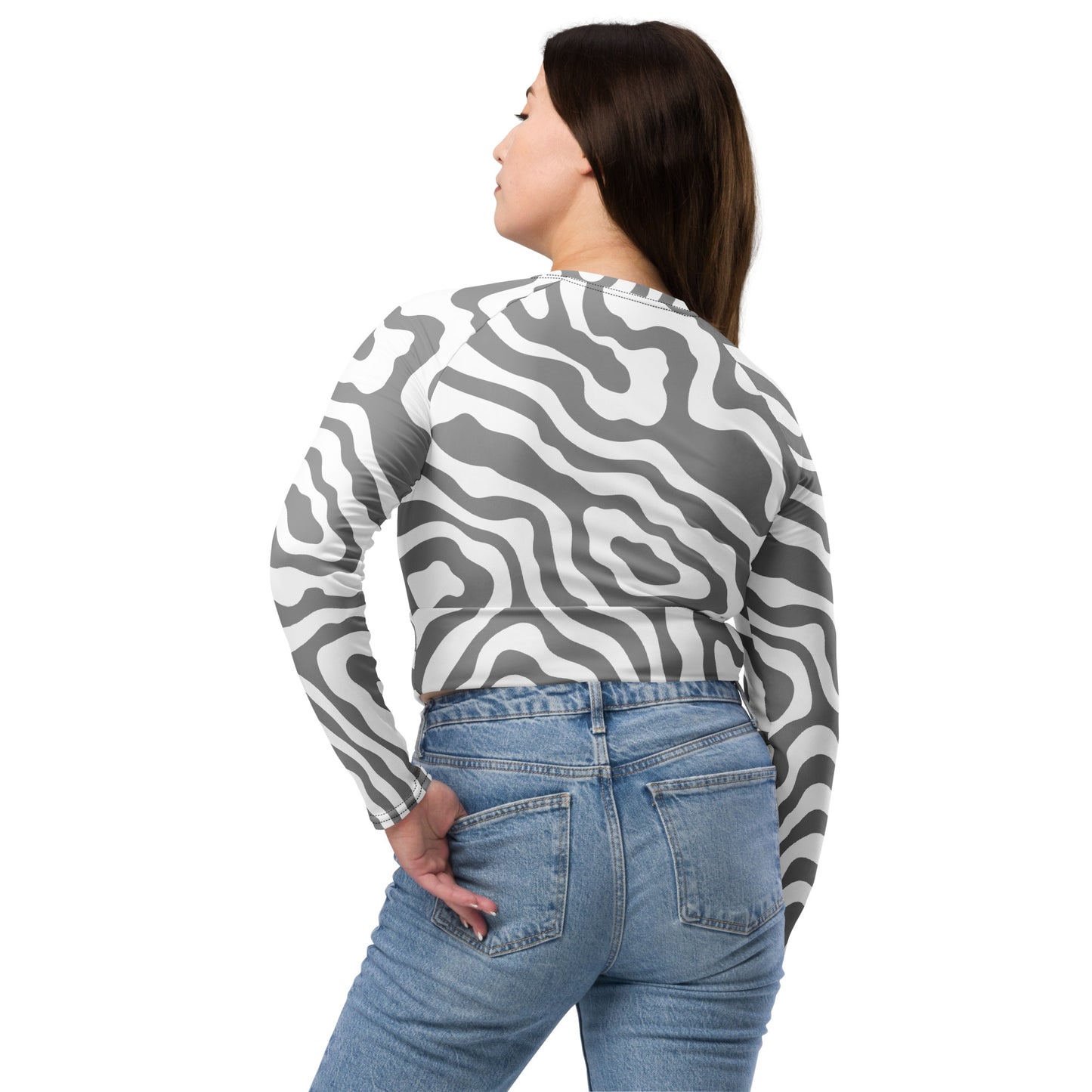 PRANA Recycled long-sleeve crop top