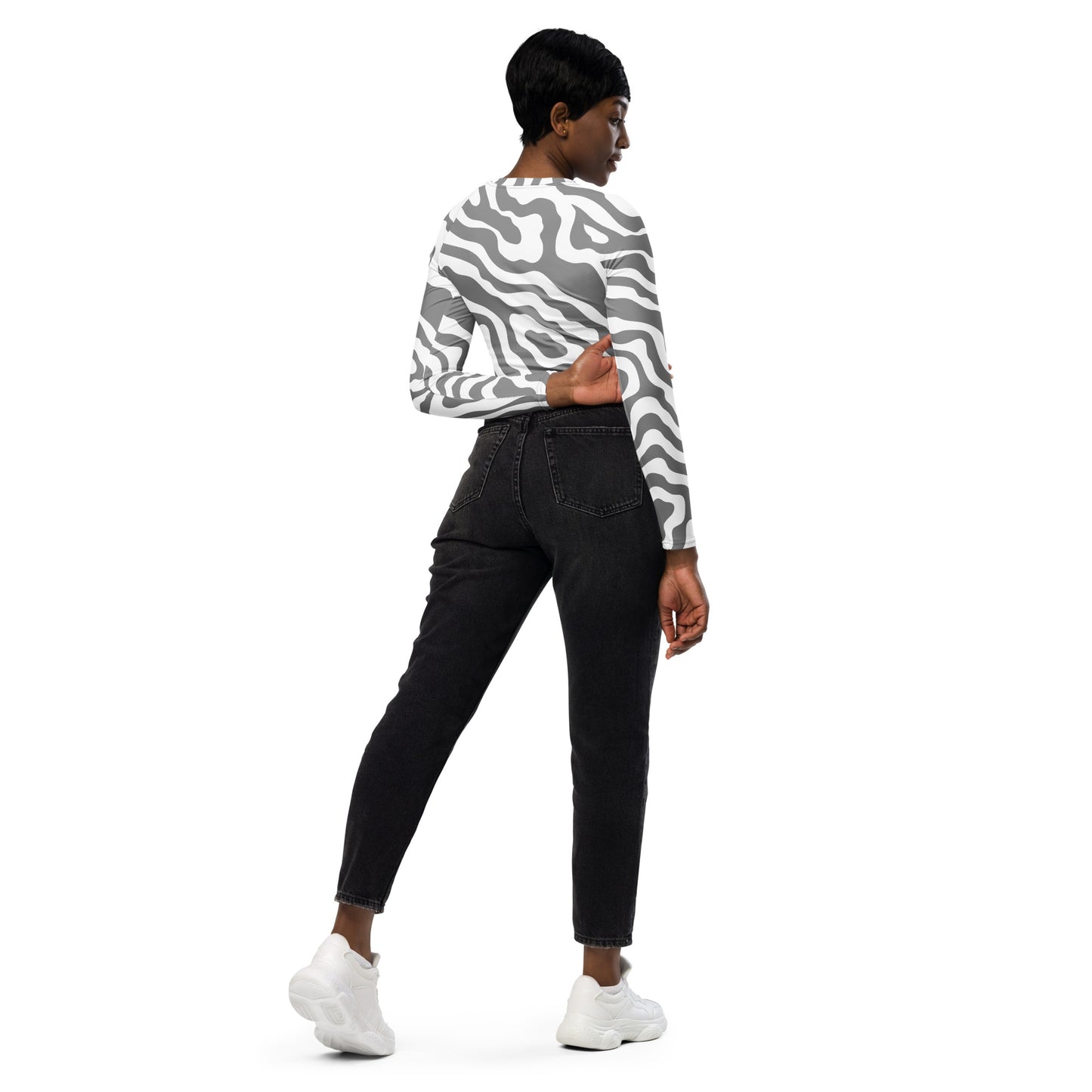 PRANA Recycled long-sleeve crop top