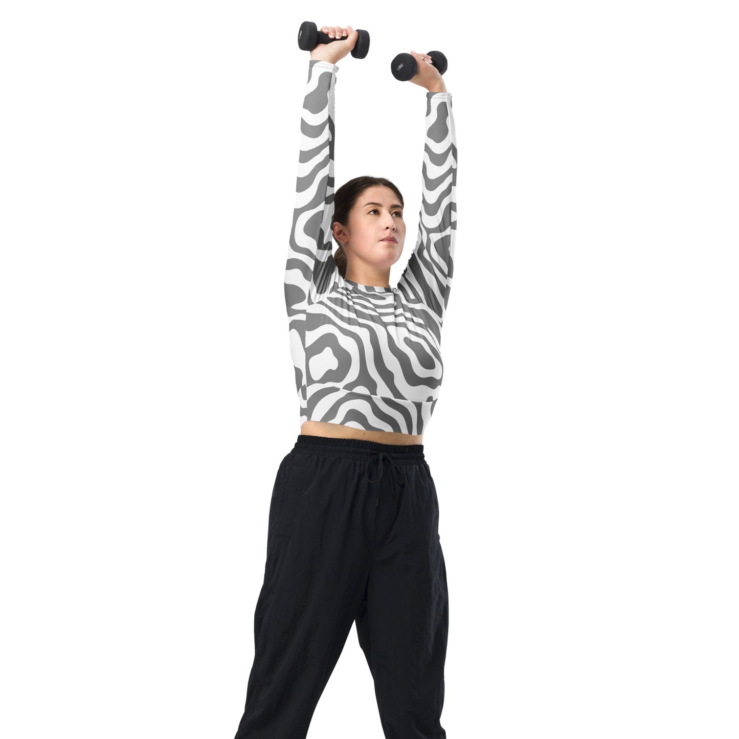 PRANA Recycled long-sleeve crop top