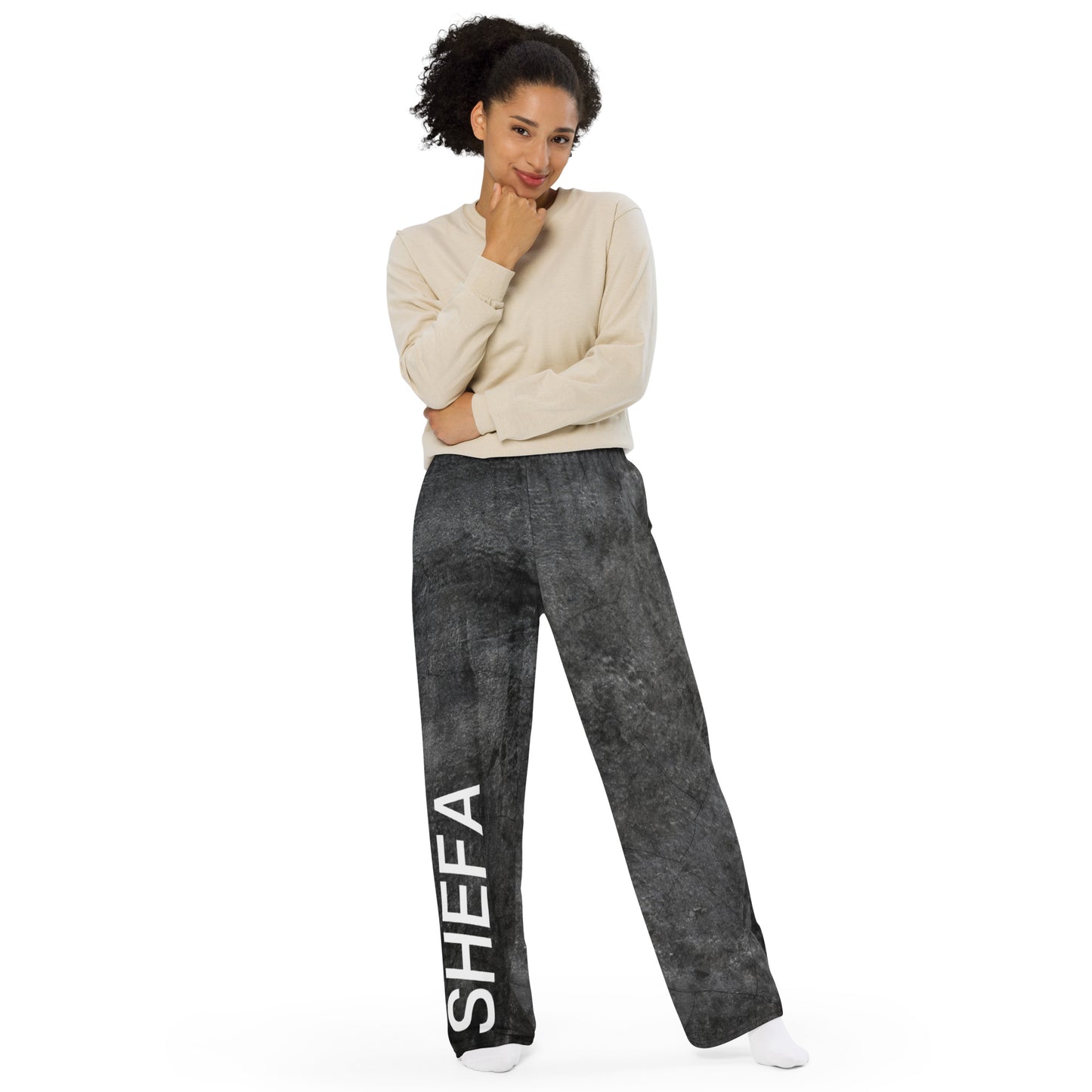 SHEFA EXCLUSIVE unisex wide-leg pants