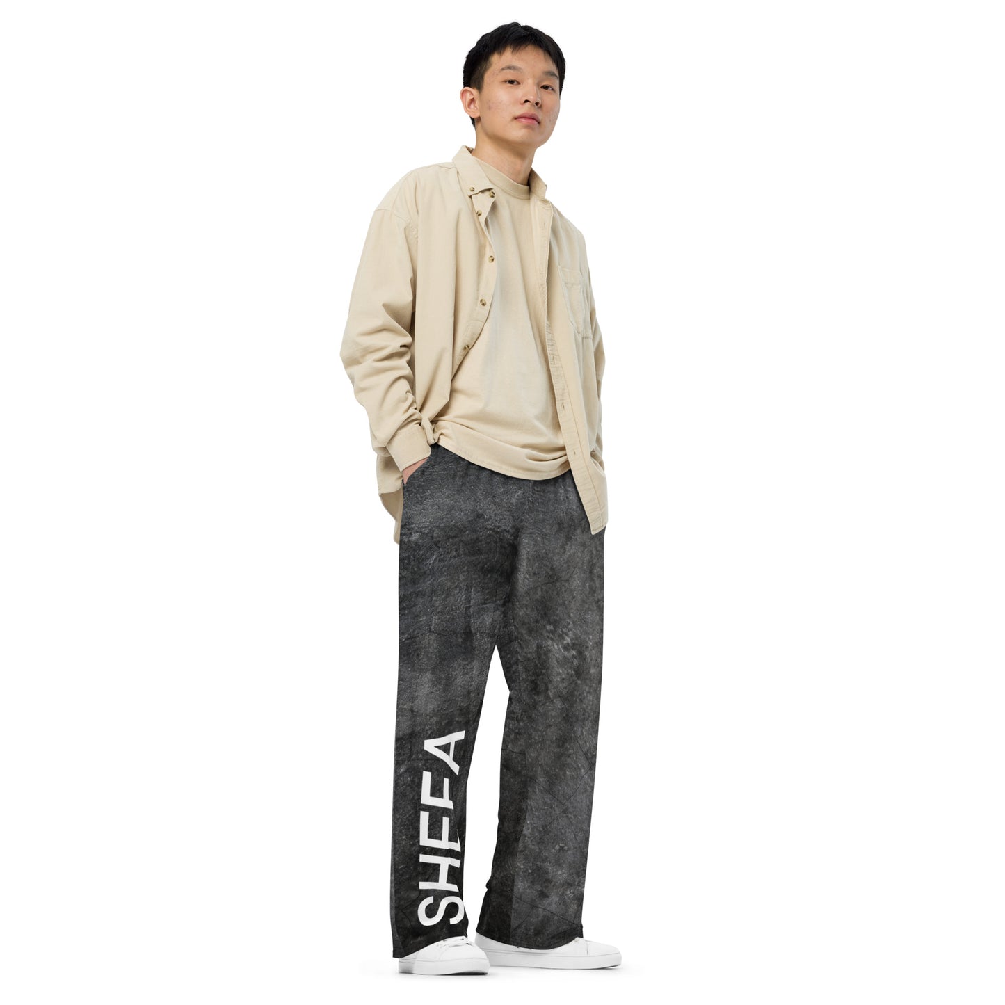 SHEFA EXCLUSIVE unisex wide-leg pants