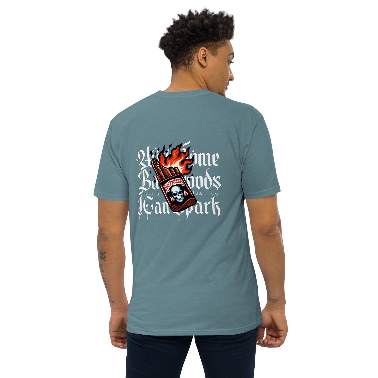 RED ROSES heavyweight tee