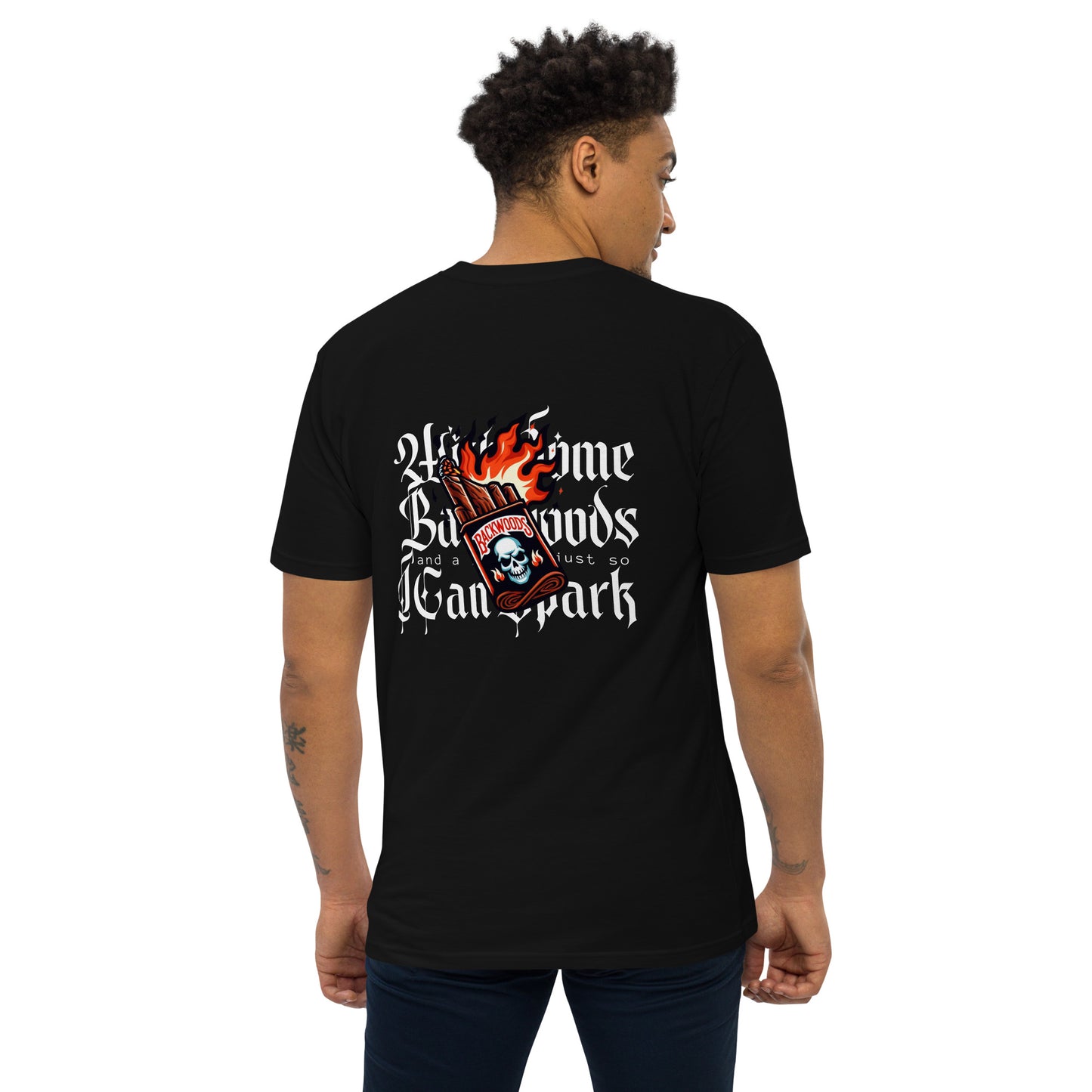 RED ROSES heavyweight tee