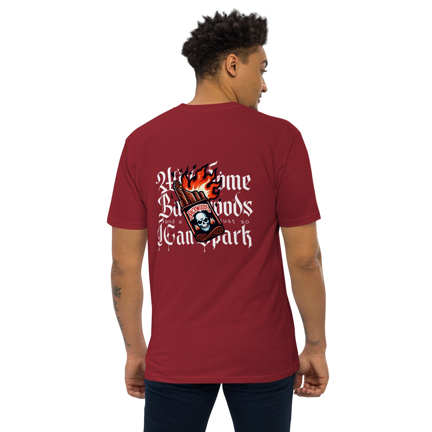 RED ROSES heavyweight tee