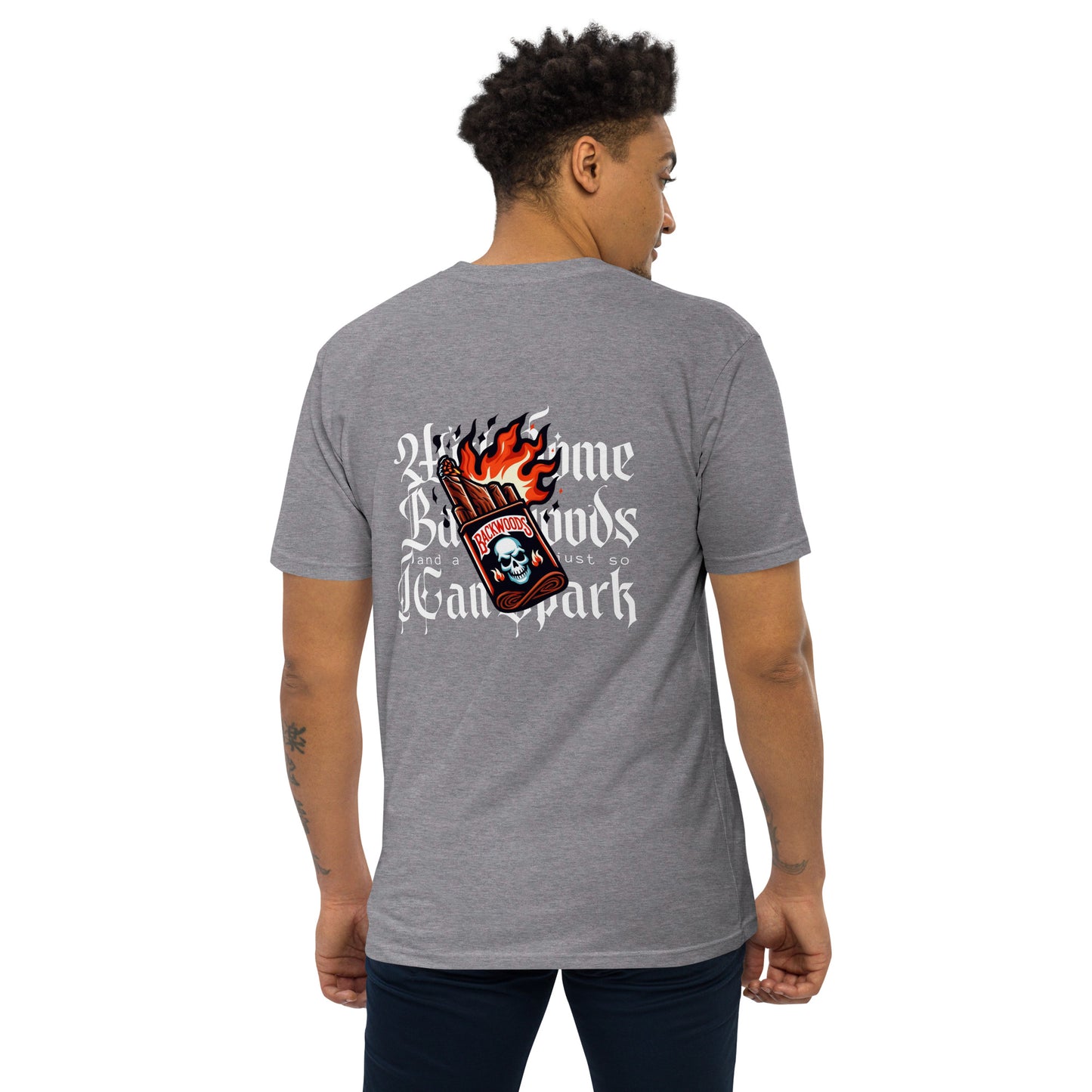 RED ROSES heavyweight tee