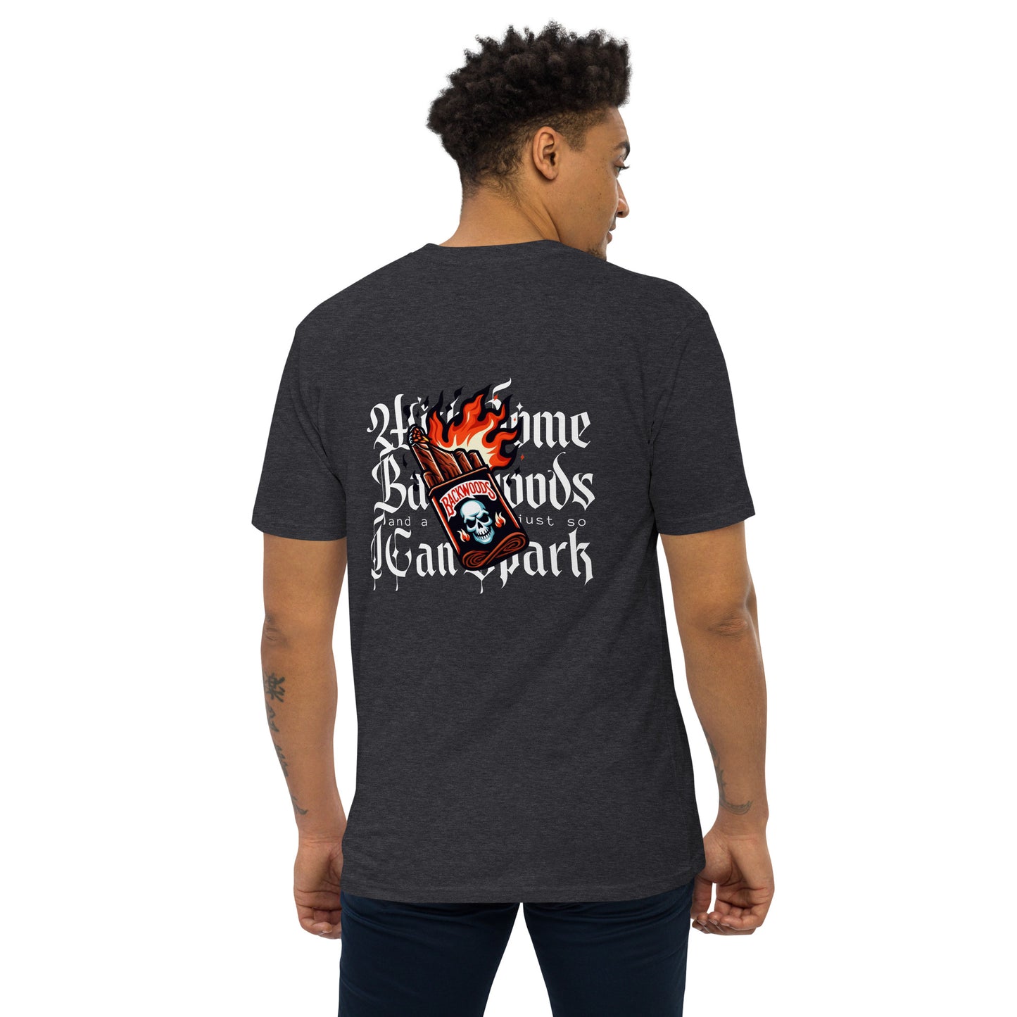 RED ROSES heavyweight tee