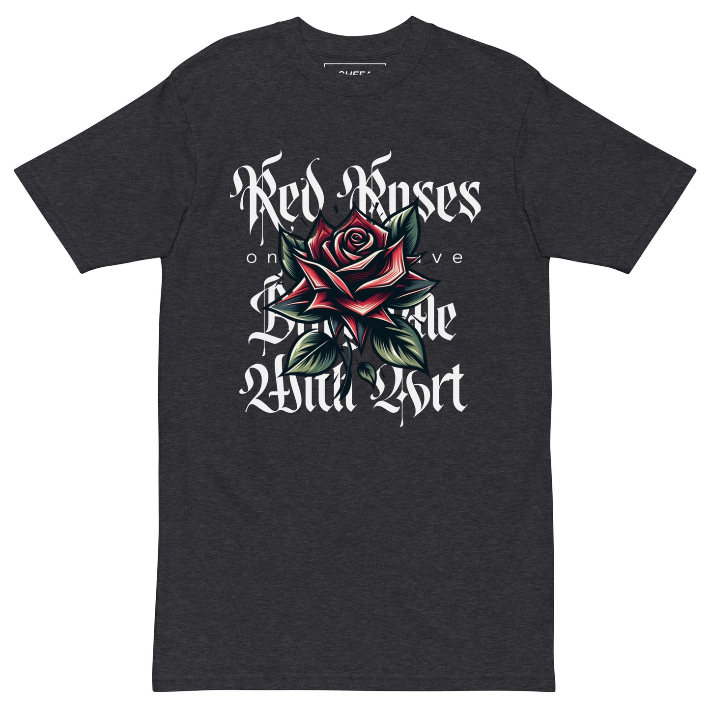 RED ROSES heavyweight tee