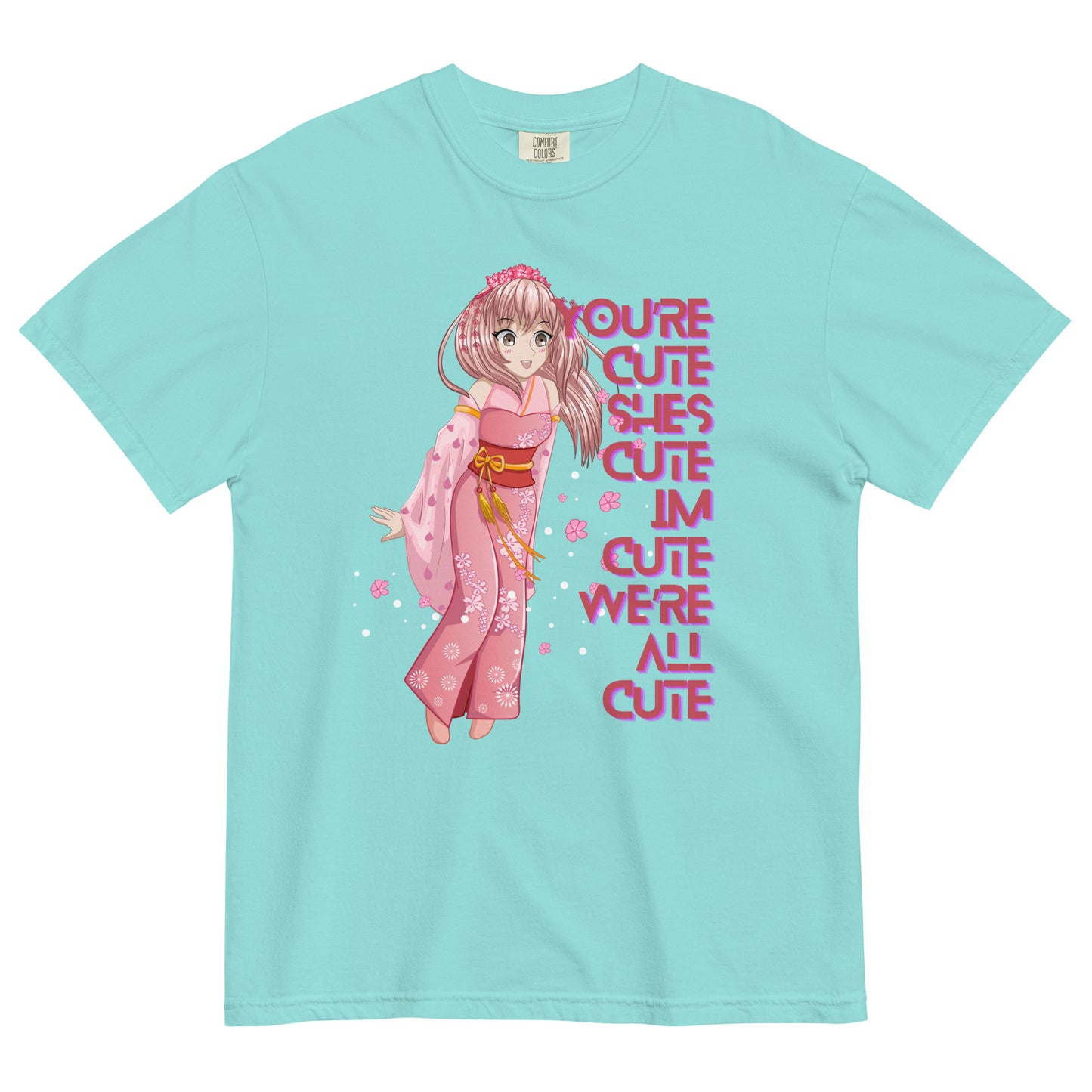CUTE garment-dyed heavyweight t-shirt