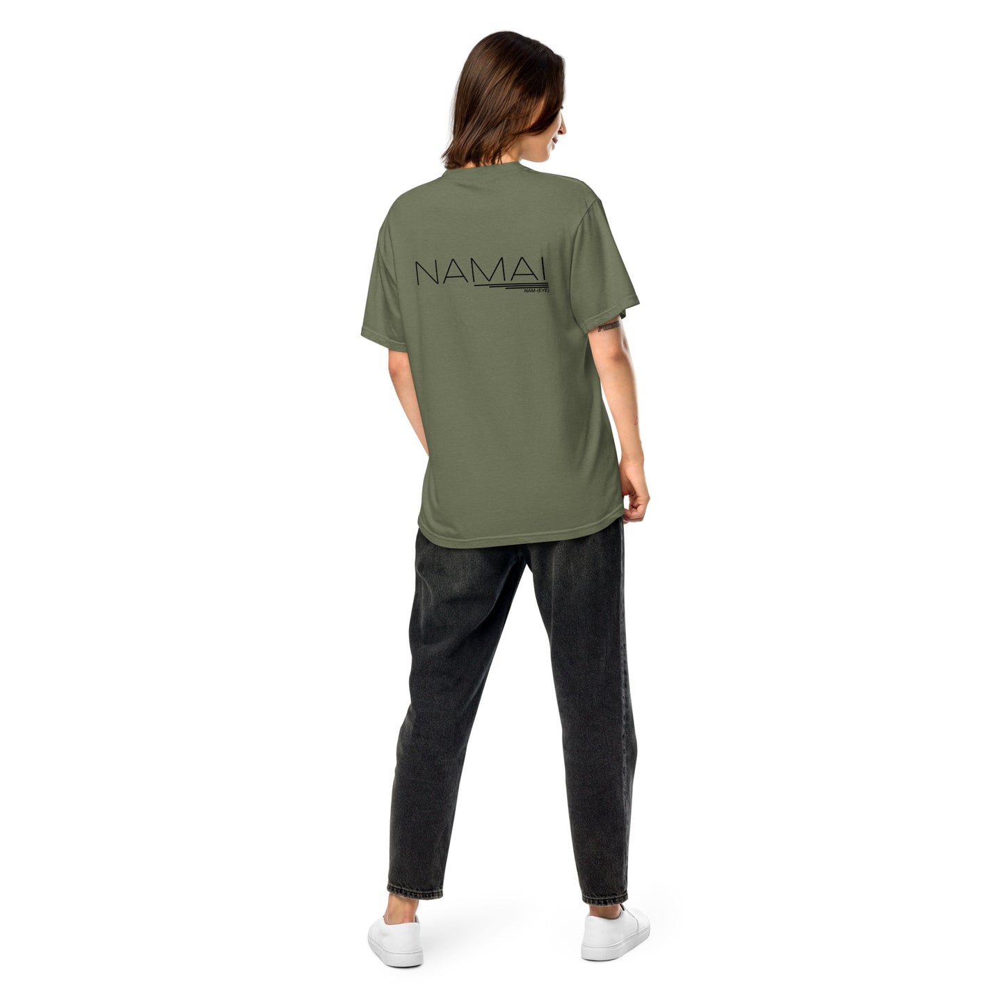 BODY MIND SOUL heavyweight t-shirt (black details)