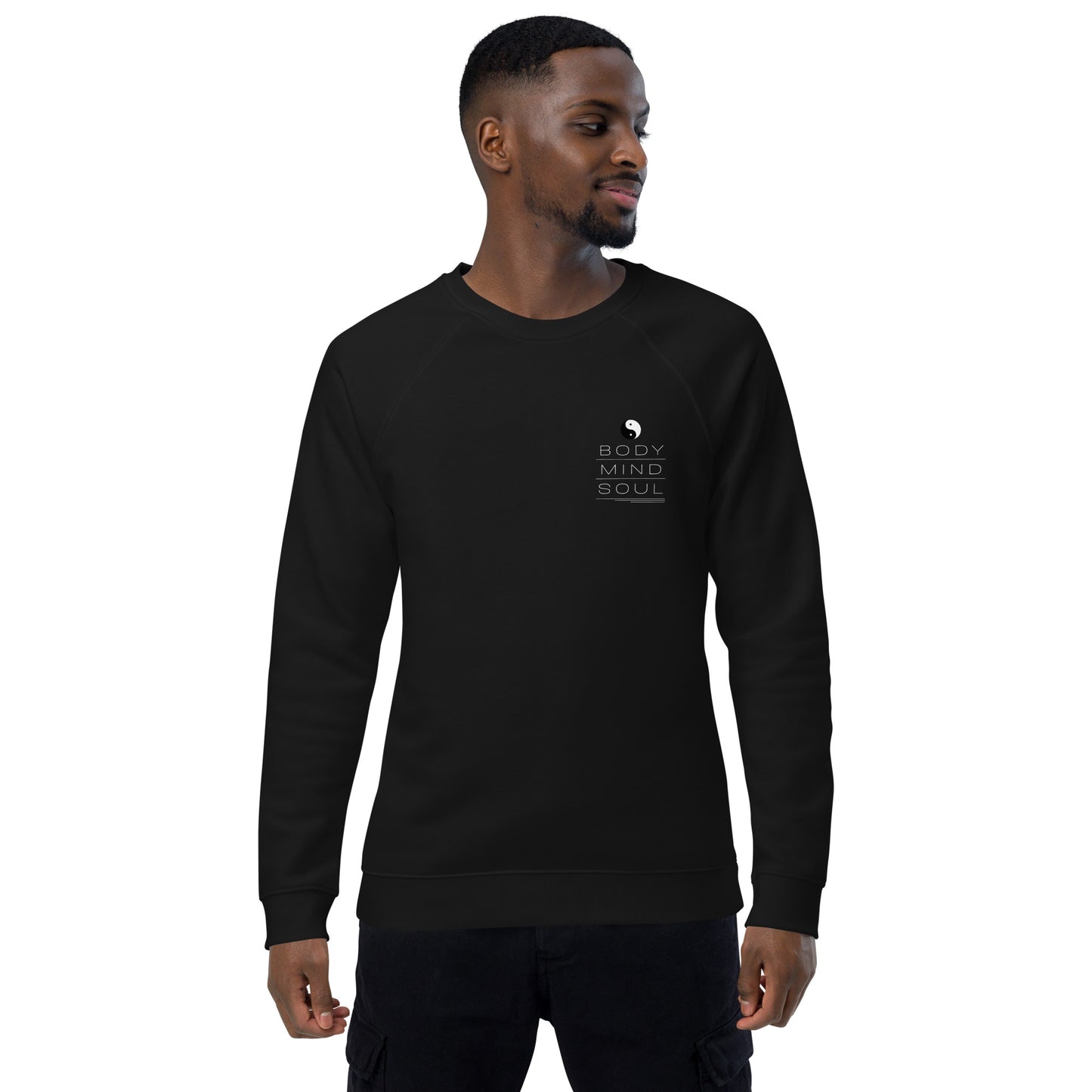 BODY MIND SOUL sweatshirt (white details)