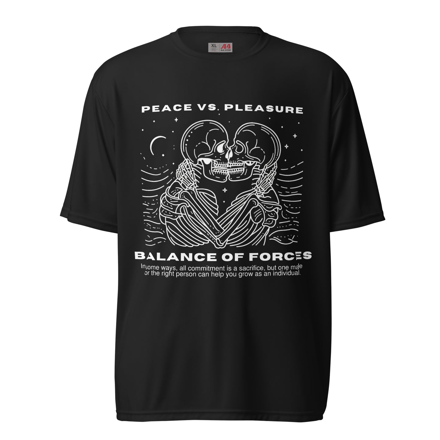 PEACE VS. PLEASURE Performance Crew Neck T-Shirt