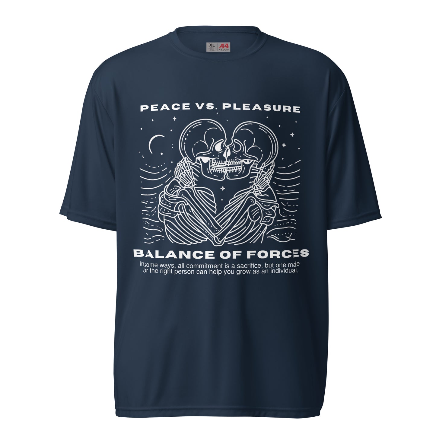 PEACE VS. PLEASURE Performance Crew Neck T-Shirt