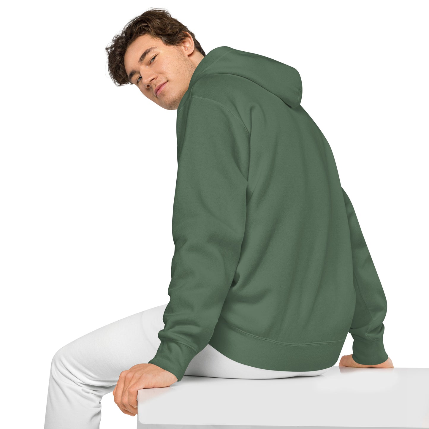 SHEFA pigment-dyed hoodie