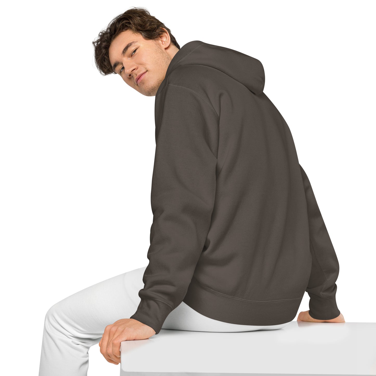 SHEFA pigment-dyed hoodie