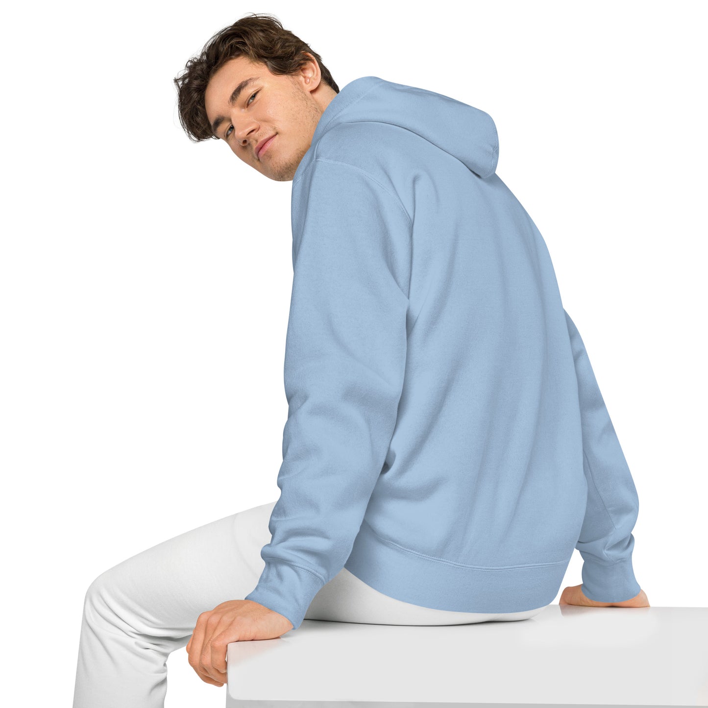 SHEFA pigment-dyed hoodie