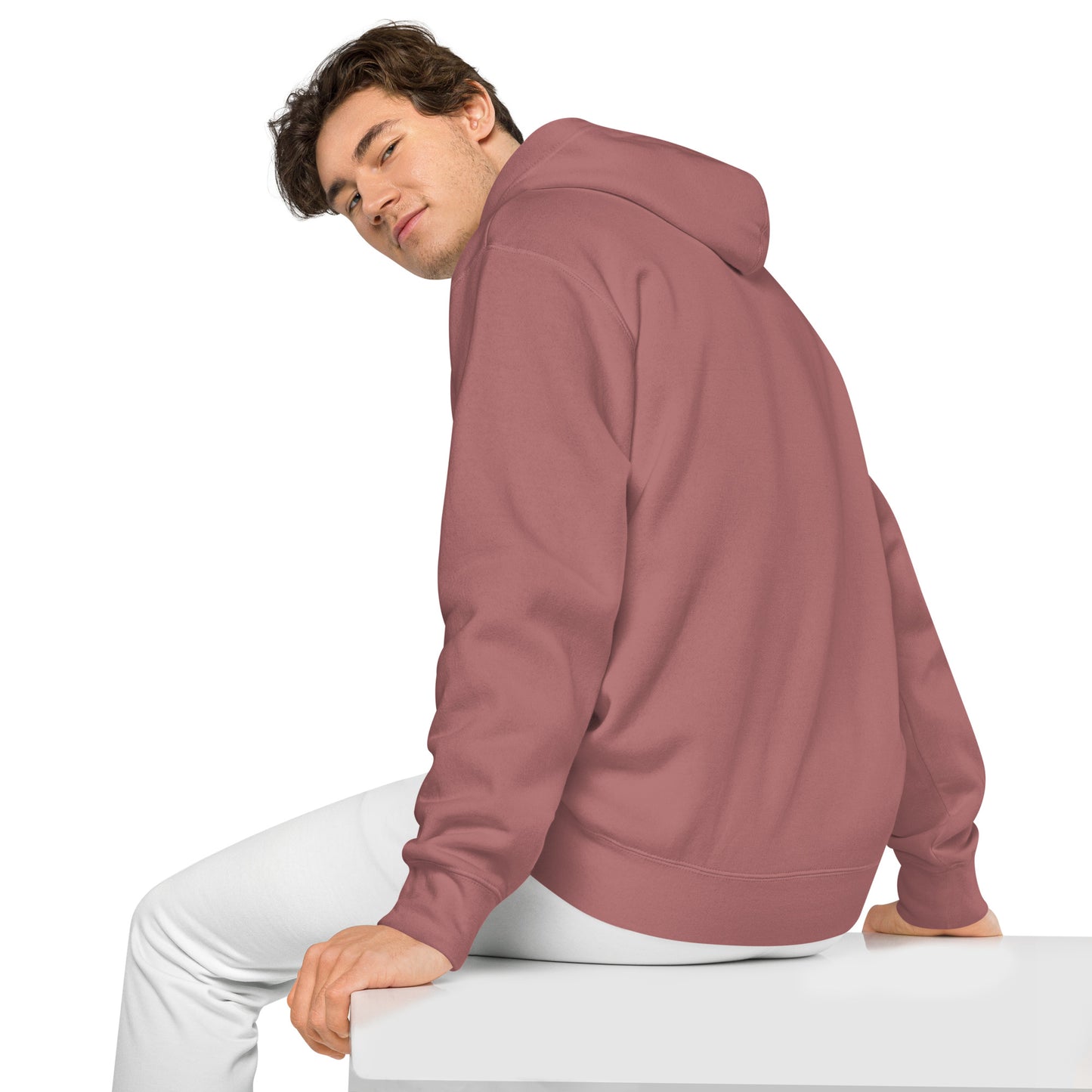 SHEFA pigment-dyed hoodie
