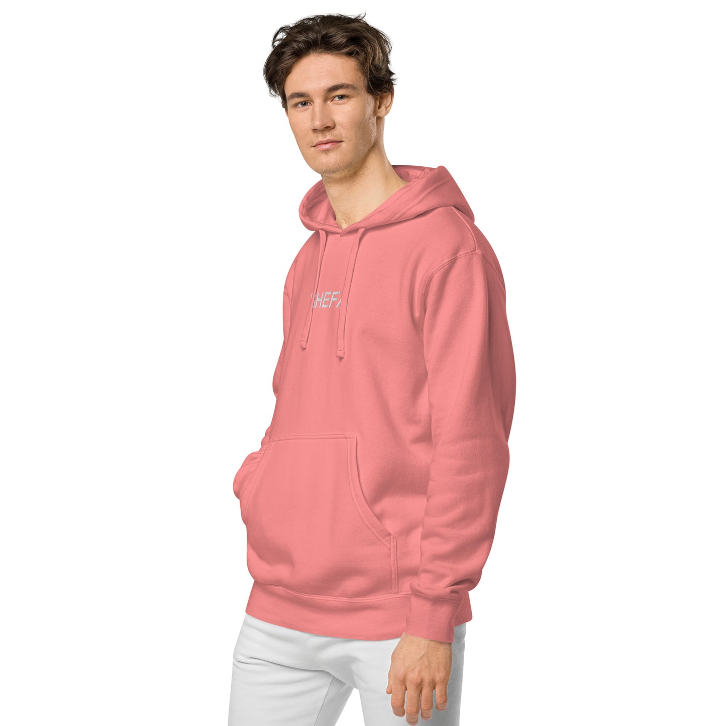 SHEFA pigment-dyed hoodie