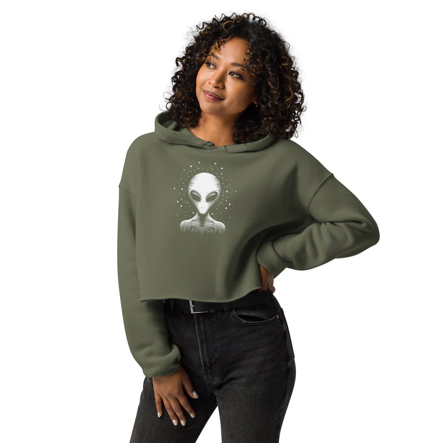 Esoteric Extraterrestrial Crop Hoodie