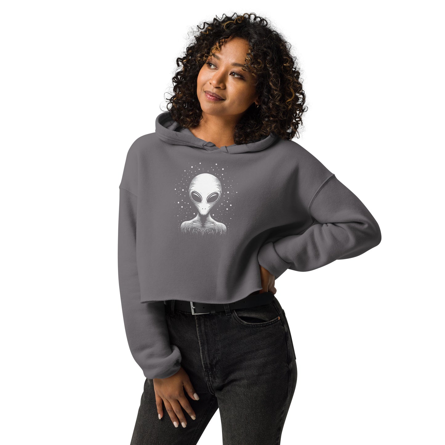 Esoteric Extraterrestrial Crop Hoodie