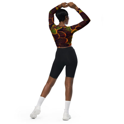 TEMPE Recycled long-sleeve crop top