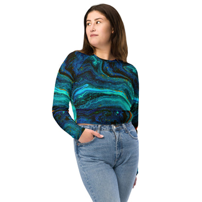 GOGH Recycled long-sleeve crop top