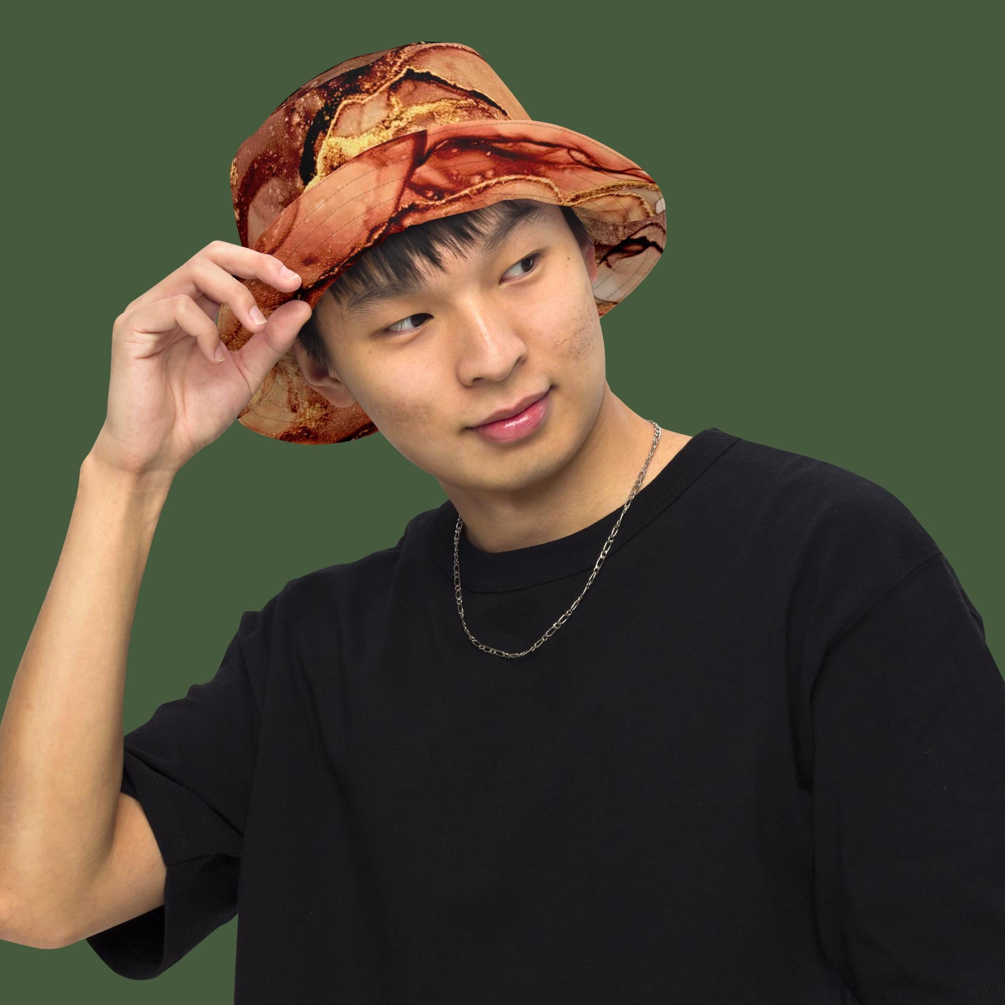 ROZE Reversible bucket hat – Shefa Design Co.