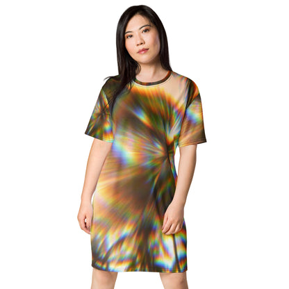 Palm Trip T-shirt dress