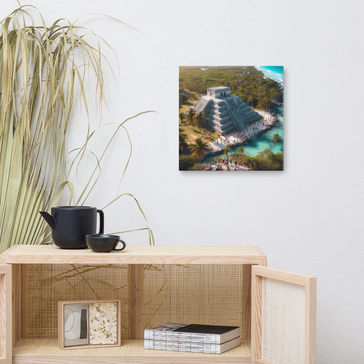 Mayan Pyramid Canvas Print