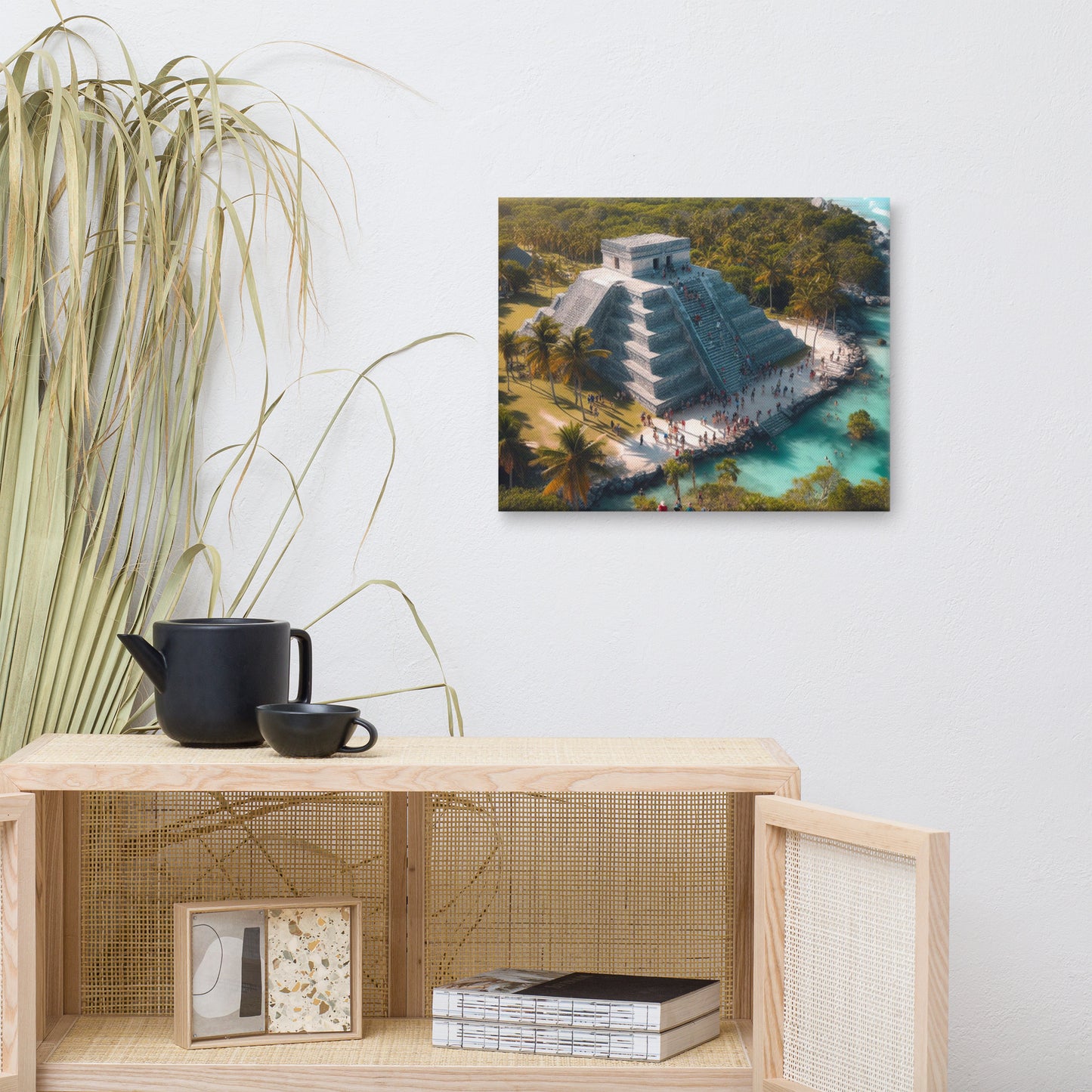 Mayan Pyramid Canvas Print