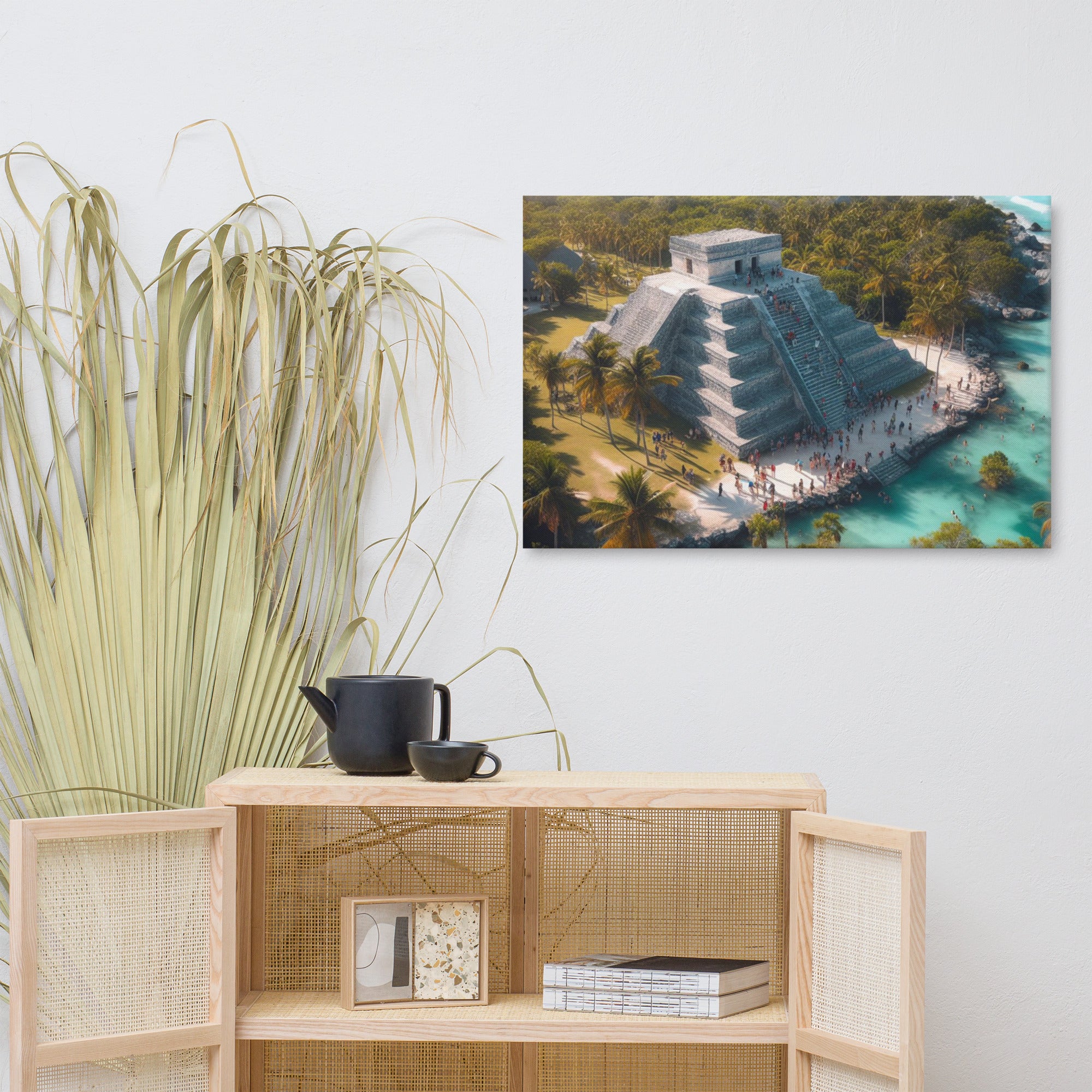 Mayan Pyramid Canvas Print – Shefa Design Co.