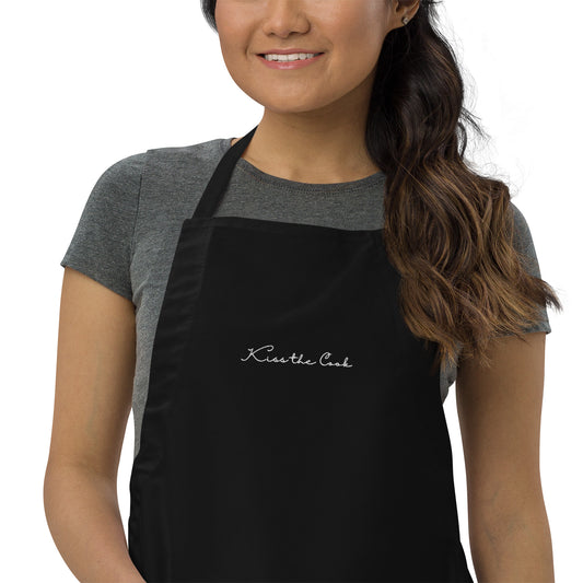 Kiss the Cook Embroidered Apron