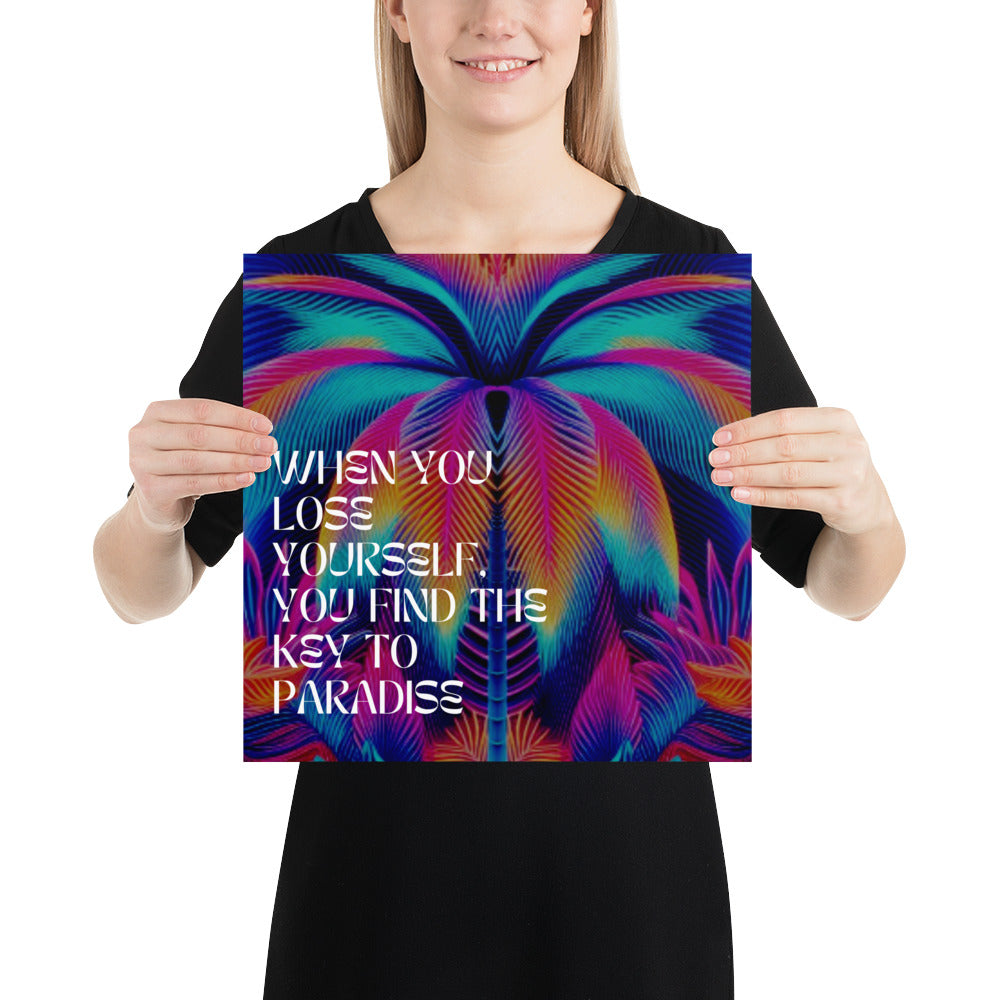 LOSE YOURSELF Poster – Shefa Design Co.