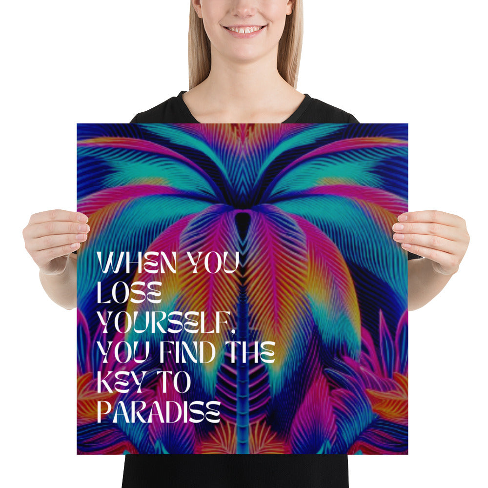 LOSE YOURSELF Poster – Shefa Design Co.