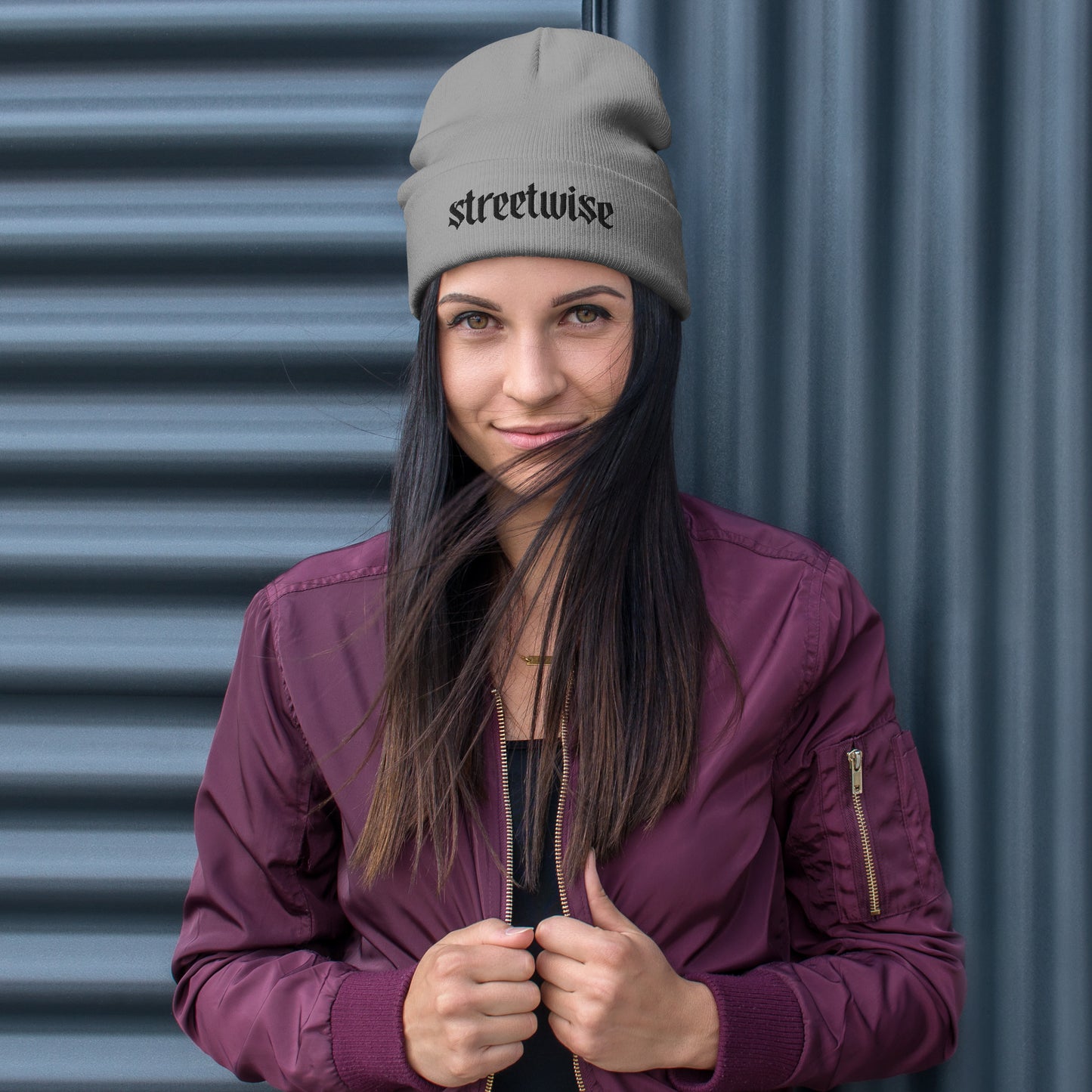 STREETWISE Embroidered Beanie